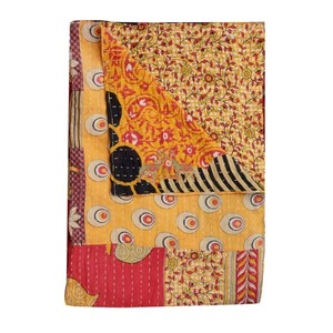 Las mejores llegadas de algodón hecho a mano impreso <span class=keywords><strong>Kantha</strong></span> edredones Vintage Hand Technics <span class=keywords><strong>Kantha</strong></span> colorido edredón Old Sari <span class=keywords><strong>Kantha</strong></span> <span class=keywords><strong>Throw</strong></span>