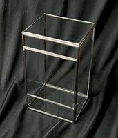 Terrarium en verre moderne de qualité supérieure, forme géométrique, vase de table, designs personnalisés, plantes, tailles sur mesure, mariage, salon