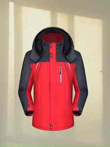 Chaqueta cortavientos softshell para hombre, impermeable, con forro polar, resistente a la intemperie, Kourpur International - Product Image 4