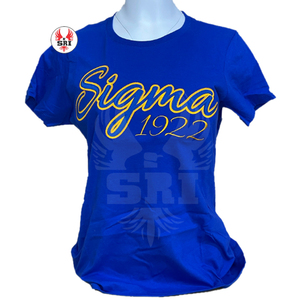 เสื้อยืดปักลายชมรมซิกม่าแกมมาโรแบบสั่งทำพิเศษ |   เสื้อยืดโพลีเอสเตอร์แบบซับลิเมชั่นสำหรับสุภาพสตรีชมรม SGRho ที่ออกแบบเองได้ - Product Image 1