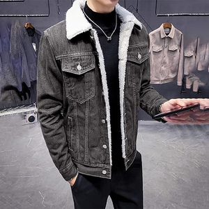 Veste en jean élégante pour hommes, meilleure qualité, haut confort, nouveauté, veste d'hiver à manches longues, dernier style, techniques lavées usées - Product Image 4