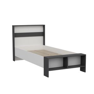 Diseño moderno LIFE Bedstead Blanco-Antracita Venta al por mayor Elegancia Ergonómico Lujo Habitación joven Muebles Dormitorios Muebles para el hogar - Product Image 4