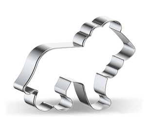 Lion emporte-pièces formes cuisson cuisine coupe-fruits verres top vente cuisson utilisé coupe-biscuits en acier inoxydable - Product Image 1