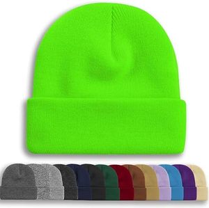Winter Soft Knitted Beanie Hat Unisex Skull Cuffed Cap Warm Slouchy Ski <b>Watch</b> Cap for Men <b>Women</b> Fashion Wear - Product Image 4