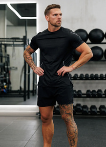 กางเกงขาสั้นออกกำลังกายสำหรับผู้ชายมีซับในด้านในกางเกงขาสั้นวิ่งมีกระเป๋าซิปน้ำหนักเบาออกกำลังกาย - Product Image 5