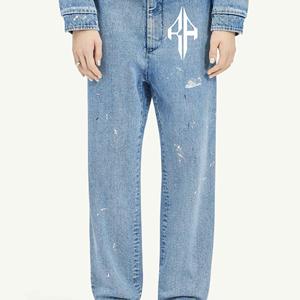 Chándal Personalizado Color Impreso OEM/ODM Servicio Hombres 100% Algodón Transpirable Secado rápido Cuello alto Invierno Denim - Product Image 5