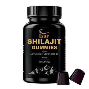 Gomitas de Shilajit de Primera Calidad, Suplemento para el Cuidado de la Salud, Envase en Botella, Precio Competitivo en India con Etiqueta Privada - Product Image 1