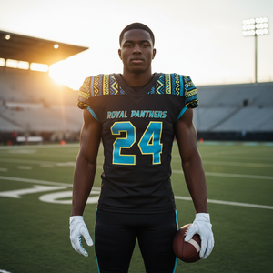 Vente flash : Créez vos propres ensembles de maillots de football, uniformes de football américain personnalisés pour adultes, sublimation complète, nom personnalisé - Product Image 3