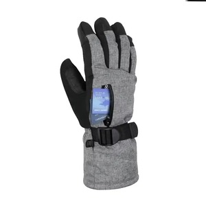 Gants de ski en cuir de haute qualité pour hommes meilleur taux hiver neige coupe-vent imperméable chaud coupe-vent gants d'hiver meilleurs matériaux - Product Image 3