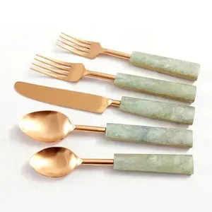 Designer Handle Flatware Set in Stainless Steel with <b>Mirror</b> Finished Perfect for Kitchenware Accessories <b>Tabletop</b> Handmade - Product Image 6