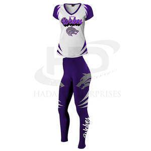 Peso ligero Color sólido Cheer Girl Uniforme Nueva llegada Spandex Poliéster Cheerleading Uniform - Product Image 4