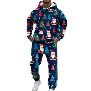 Meilleurs survêtements élégants en tissu pour hommes Impression de logo personnalisé Col à capuche Survêtement élégant pour hommes - Product Image 1