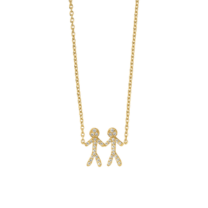 Collar de plata de ley 925 con gema de zirconia cúbica, Gargantilla de diseño, chapado en oro - Product Image 1