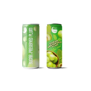 100% 天然糖蜜饯梅汁饮料定制风味塑料果汁瓶定制包装风格清真果汁