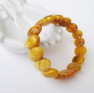 Classic Simple Charm Resin Cuff <b>Bracelet</b> for Women Handmade Beads Party Jewelry Women's Bangle - Product Image 4