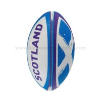 Ballon de rugby d'entraînement mini entièrement personnalisable, 2 plis, haute rétention d'air, durable, écologique, vessie Super Enkay, couleur personnalisable