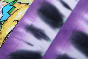 T-shirt à manches courtes surdimensionné en coton lavé à l'acide avec impression de logo personnalisée en gros - Product Image 4