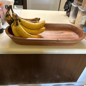 Multipurpose Wooden Dough Bowl for <b>Candles</b>, Centerpieces & Serving - Product Image 2