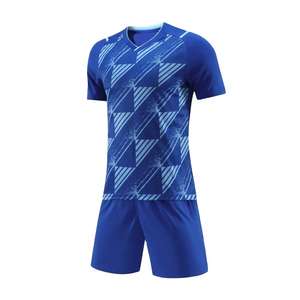 Ropa de fútbol de secado rápido de alta calidad 100% Camiseta de fútbol personalizada Club de entrenamiento Uniformes de equipo de buena calidad - Product Image 6