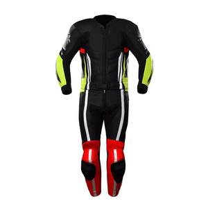 Traje de Motociclismo de Cuero para Hombre, Diseño Personalizado, Protecciones Blindadas CE, Cuero Vacuno Transpirable - Product Image 2