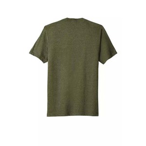 เสื้อยืดแขนสั้นสำหรับผู้ชายทรงหลวมคอสูงทรงหลวมสีพื้นแขนสั้นผ้าฝ้าย100% ออกแบบได้ตามต้องการสำหรับฤดูร้อน - Product Image 6
