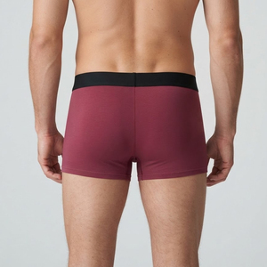 Mens Boxer Briefs 100% Polyester Underwear Breathable Comfortable Anti-Bacterial Eco-Friendly Mid-Rise Elastic Waistband - Product Image 2