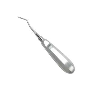 Elevador de dientes dentales de acero inoxidable de alta calidad Herramienta de extracción de dientes curvos rectos instrumentos quirúrgicos manuales - Product Image 6