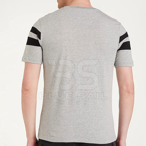 T-shirt en coton pour homme, coupe facile, manches courtes, pour un style estival confortable, à porter tous les jours, T-shirt en coton pour homme - Product Image 6