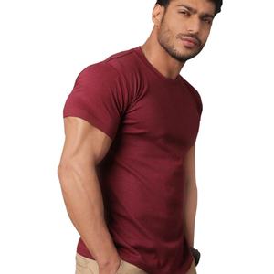 เสื้อยืดคอกลมผ้าคอตตอนโพลีเอสเตอร์สำหรับผู้ชายเสื้อยืดผ้าคอตตอนผ้าโพลีเอสเตอร์สำหรับออกกำลังกาย - Product Image 1