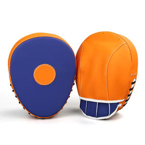 2024 venta al por mayor almohadillas de perforación de entrenamiento profesional almohadillas de enfoque de cuero para Kickboxing logotipo personalizado artes marciales guantes de boxeo - Product Image 5