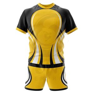 Free Design Custom Sublimation Sport Club College Rugby <b>Jersey</b> Set Suppliers <b>Man</b> Rugby <b>Shirts</b> League Uniforms and Shorts - Product Image 1