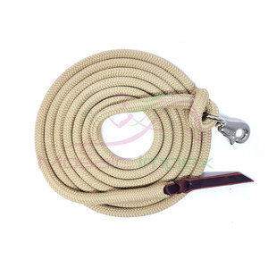 Adjustable <b>Nylon</b> Horse Halter Lead Rope with Durable Brass Snap <b>Hook</b> and Premium Quality Metal Clasp Premium Horse Product - Product Image 4