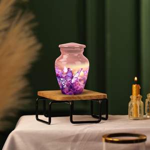 Mini urnas de mariposa de nuevo diseño de metal para cenizas humanas, hombres y mujeres adultos, urna pequeña para cenizas, urna de tamaño personalizado para adultos - Product Image 6