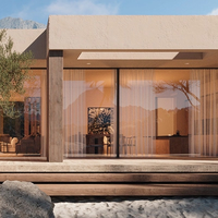 Villa préfabriquée insonorisée résistante au feu imperméable écologique pour des maisons familiales