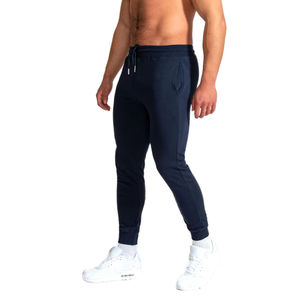 กางเกงวิ่งขายาวสำหรับผู้ชายกางเกงเอวสูงเข้ารูปพิมพ์ลายโลโก้แบบกำหนดเองกางเกงวิ่งซักได้แบบมีเชือกรูดสำหรับใส่เล่นกีฬา - Product Image 5