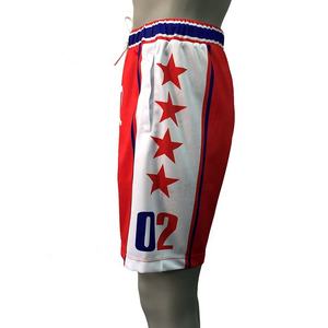 Venta al por mayor de pantalones cortos de baloncesto para hombre transpirable de talla grande impresa hasta la rodilla antibacteriano de secado rápido ropa deportiva - Product Image 4