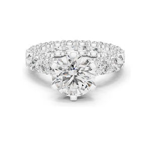 Bague en diamant de laboratoire 4,982 CT pour femmes, clarté VVS-VS EF, or 18 carats, 14 carats, 10 carats et argent 925, or rose, or jaune, or blanc - Product Image 3