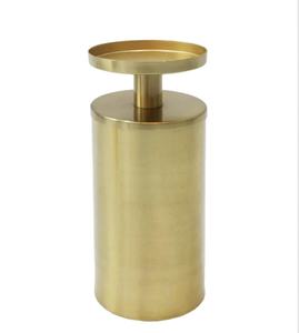 Candelabro de forma redonda de Metal dorado de tamaño personalizado para decoración del hogar centros de mesa de Navidad elegante portavelas - Product Image 5