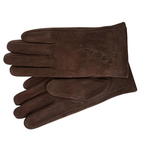 OEM Gants d'hiver en cuir marron à doigts entiers pour femmes, décontractés, multifonctionnels, Pakistan, prix raisonnable pour l'extérieur - Product Image 4