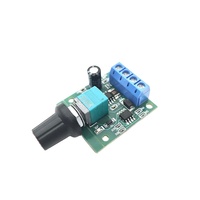 Contrôleur de vitesse de moteur CC PWM 30W 2A Basse Tension 1.8V-15V Module de commande réglable pour régulation de vitesse de ventilateur Modèle de contrôle IC