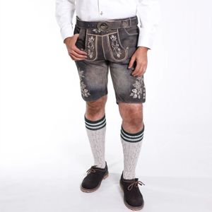 Lederhosen หนังบาวาเรียแท้สำหรับผู้ชายกางเกงขาสั้นเยอรมันแบบดั้งเดิมปรับแต่งได้สำหรับงานเทศกาล - Product Image 2