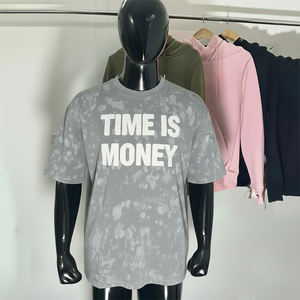 Camiseta Oversize de Estilo Urbano, 100% Algodón, 230 GSM, Lisa, Casual, Frente en Blanco, Bordada, Transpirable y Ecológica - Product Image 6