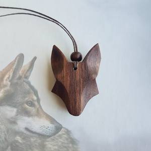 ESTOS COLLARES PARA MUJERES HOMBRES NATURAL GRANDE BOHO TRIBAL SONO Colgante de madera en cordón ajustable Collar hecho a mano - Product Image 2