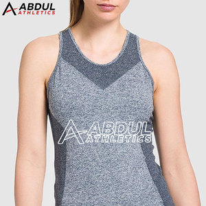 Débardeur uni pour femme, sans manches, vêtement de mode pour la gym, le yoga, l'entraînement et un usage quotidien. - Product Image 6
