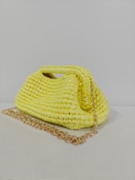 Nouvelle collection 2025 : Sacs à main en crochet pour femme, élégants, faits main en polyester, pochettes de soirée avec fermeture à fermoir et ornements de sangle