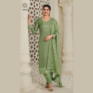 Lancement d'un nouveau fabricant exclusif de collections de costumes en satin de platine brodé pour les festivals par Royal Export - Product Image 2