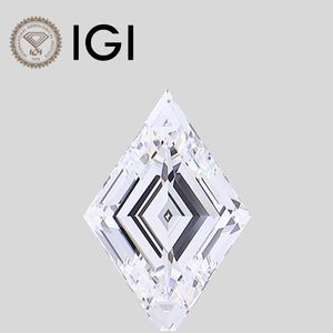 Diamant de laboratoire en forme de losange 1 carat E VS1 certifié IGI, taille losange, en vrac - Product Image 1