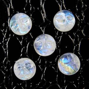 Cabujones de piedras preciosas sueltas de piedra lunar de corte redondo de Sri Lanka Natural 100% de alta calidad para uso en joyería a precios a granel - Product Image 4