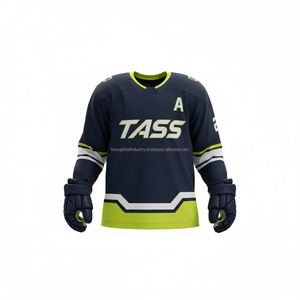 Maillot de hockey sur glace personnalisé, léger, sublimé, uniforme d'équipe respirant, 100% polyester, haute qualité, fournisseur OEM et en gros - Product Image 5