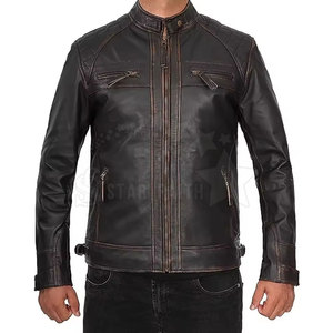 High Quality Low Price Men Motorbike <b>Jackets</b> Unique Design Color Contrast Men Motorbike <b>Jacket</b> - Product Image 2